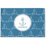 Rope Sail Boats Woven Mat (Personalized)