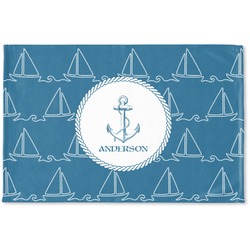 Rope Sail Boats Woven Mat (Personalized)