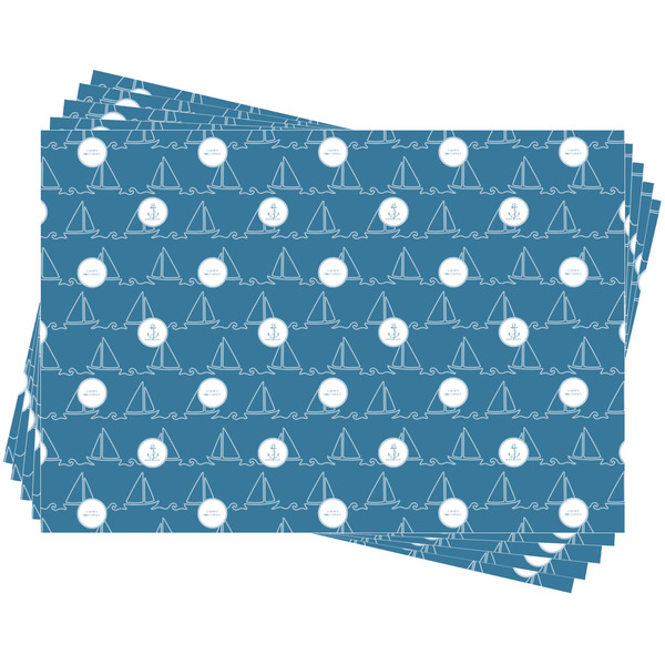 Rope Sail Boats Wrapping Paper - 5 Sheets Approval