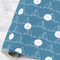 Rope Sail Boats Wrapping Paper Roll - Large - Main