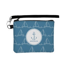 Rope Sail Boats Wristlet ID Case w/ Name or Text
