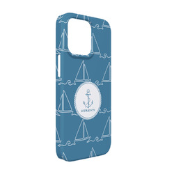 Rope Sail Boats iPhone Case - Plastic - iPhone 13 (Personalized)