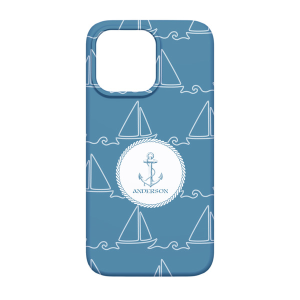 Rope Sail Boats iPhone 13 Case - Back
