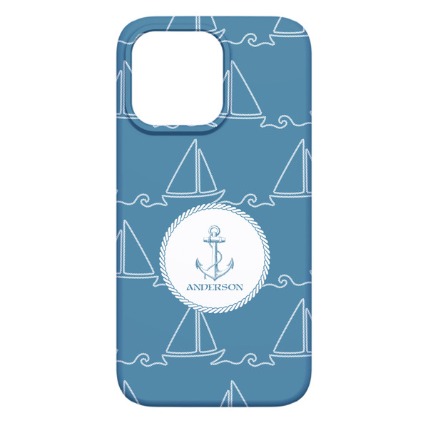 Rope Sail Boats iPhone 13 Pro Max Case - Back