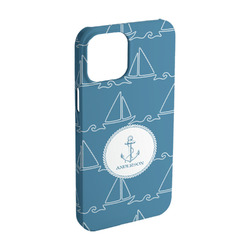 Rope Sail Boats iPhone Case - Plastic - iPhone 15 (Personalized)