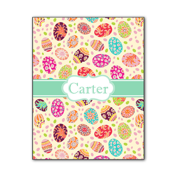 Custom Easter Eggs Wood Print - 11x14 (Personalized)