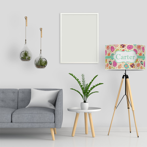 Easter Eggs 12" Drum Lampshade - LIFESTYLE