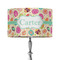 Easter Eggs 12" Drum Lampshade - ON STAND (Fabric)