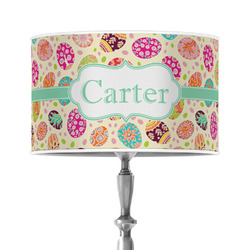 Easter Eggs 12" Drum Lamp Shade - Poly-film (Personalized)