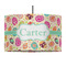 Easter Eggs 12" Drum Pendant Lamp - Fabric (Personalized)