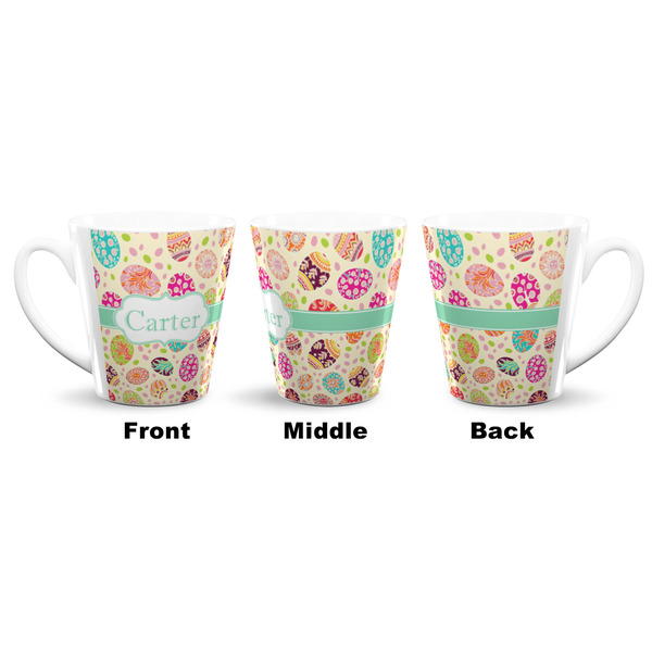 Easter Eggs 12 Oz Latte Mug - Approval