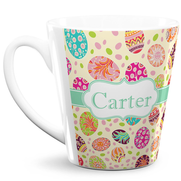 Custom Easter Eggs 12 Oz Latte Mug (Personalized)