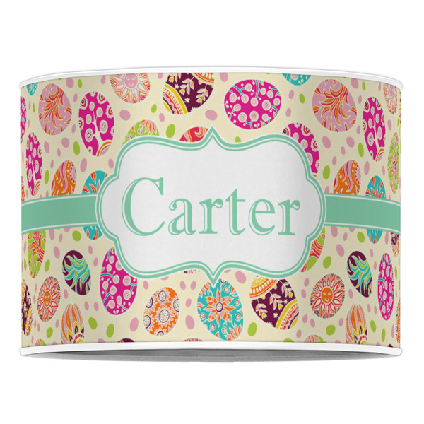 Easter Eggs 16" Drum Lampshade - FRONT (Poly Film)