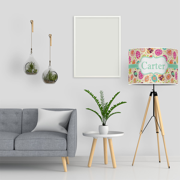 Easter Eggs 16" Drum Lampshade - LIFESTYLE