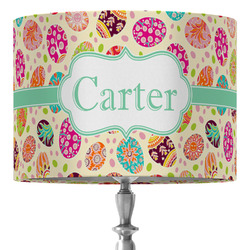 Easter Eggs 16" Drum Lamp Shade - Fabric (Personalized)