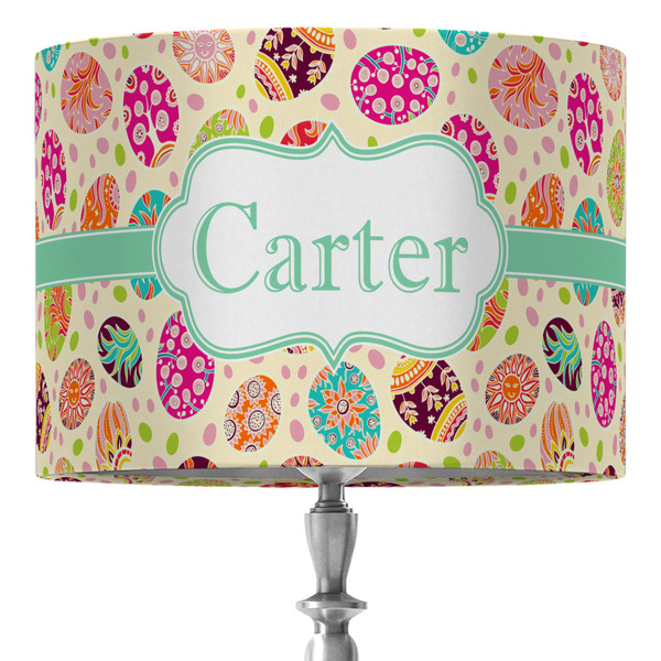 Custom Easter Eggs 16" Drum Lamp Shade - Fabric (Personalized)