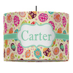 Easter Eggs 16" Drum Pendant Lamp - Fabric (Personalized)
