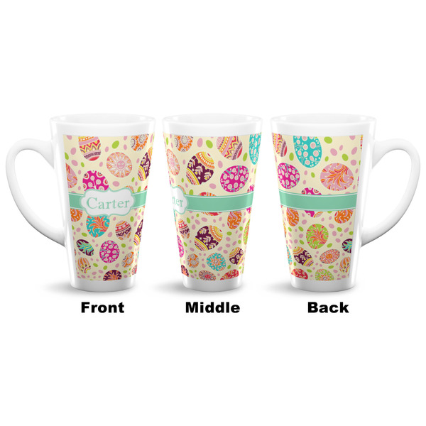 Easter Eggs 16 Oz Latte Mug - Approval