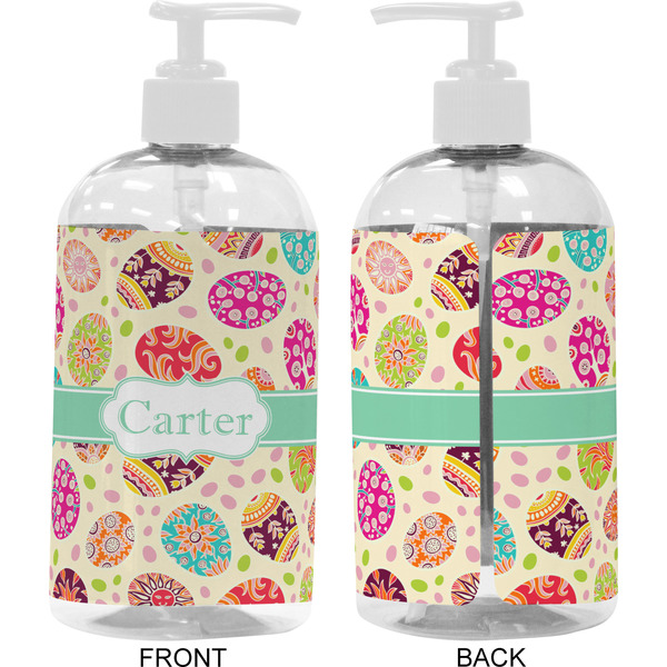 Easter Eggs 16 oz Plastic Liquid Dispenser- Approval- White