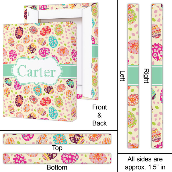 Easter Eggs 16x20 - Canvas Print - Approval