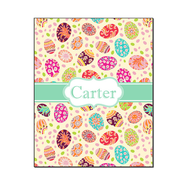 Custom Easter Eggs Wood Print - 16x20 (Personalized)