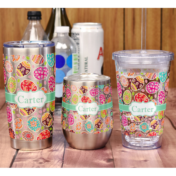 Easter Eggs 20oz SS Tumbler - Full Print - In Context