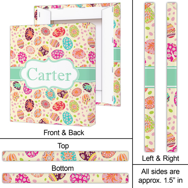 Easter Eggs 20x24 - Canvas Print - Approval