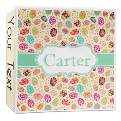 Easter Eggs 3-Ring Binder - 2 inch (Personalized)