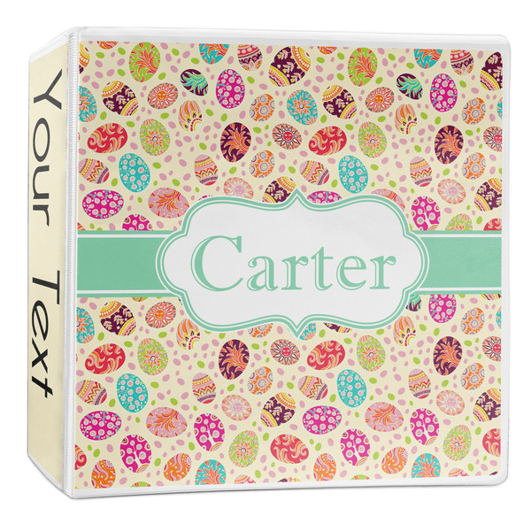 Custom Easter Eggs 3-Ring Binder - 2 inch (Personalized)