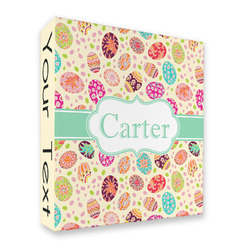Easter Eggs 3 Ring Binder - Full Wrap (Personalized)