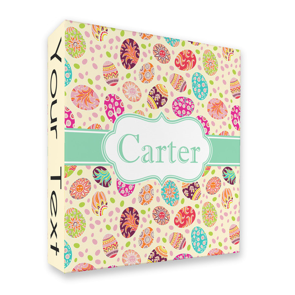 Easter Eggs 3 Ring Binders - Full Wrap - 2" - FRONT