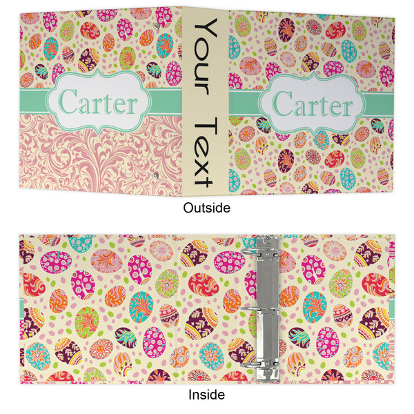 Easter Eggs 3 Ring Binders - Full Wrap - 3" - APPROVAL