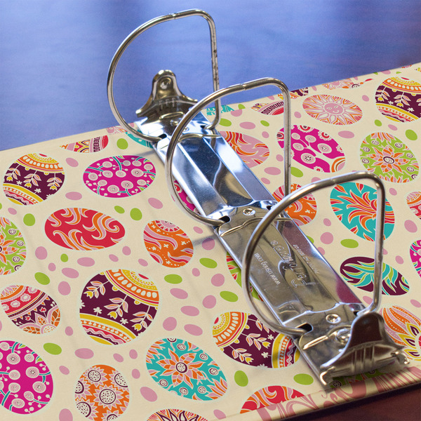Easter Eggs 3 Ring Binders - Full Wrap - 3" - DETAIL