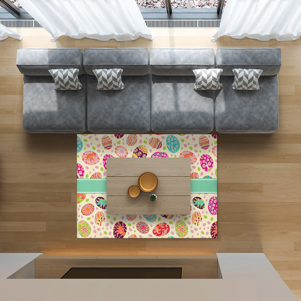 Easter Eggs 5'x7' Indoor Area Rugs - IN CONTEXT