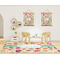 Easter Eggs 8'x10' Indoor Area Rugs - IN CONTEXT