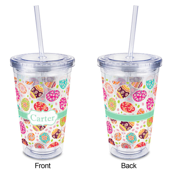 Easter Eggs Acrylic Tumbler - Full Print - Approval