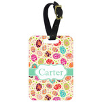 Easter Eggs Metal Luggage Tag w/ Name or Text