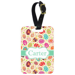 Easter Eggs Metal Luggage Tag w/ Name or Text