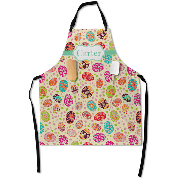 Custom Easter Eggs Apron With Pockets w/ Name or Text