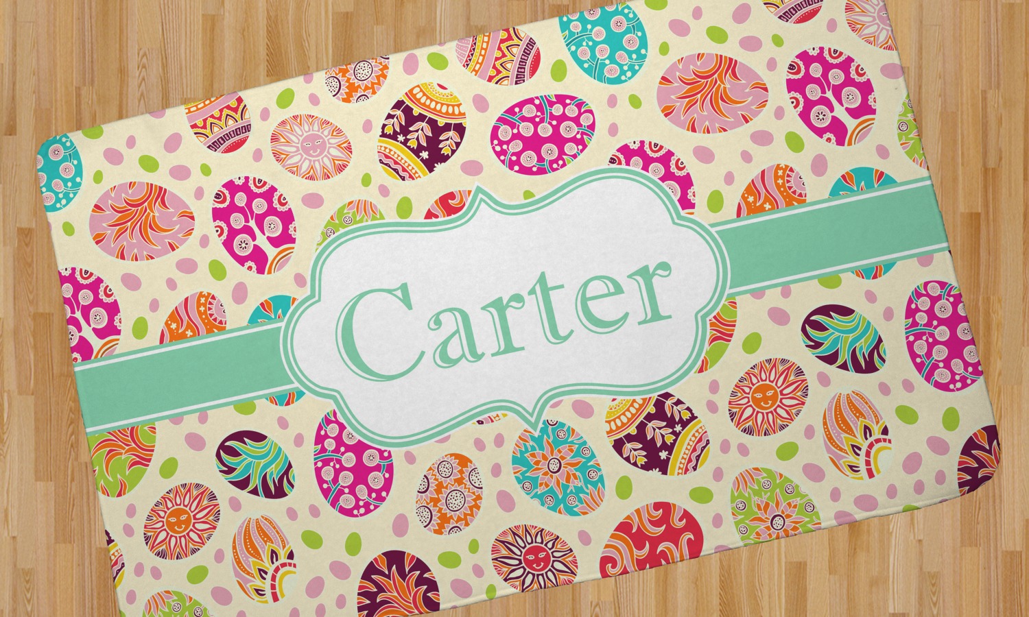 Easter Eggs Area Rug (Personalized) YouCustomizeIt