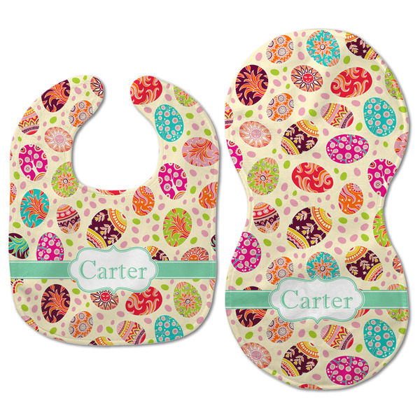 Easter Eggs Baby Bib & Burp Set - Approval (new bib & burp)