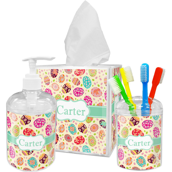 Easter Eggs Bathroom Accessories Set (Personalized)