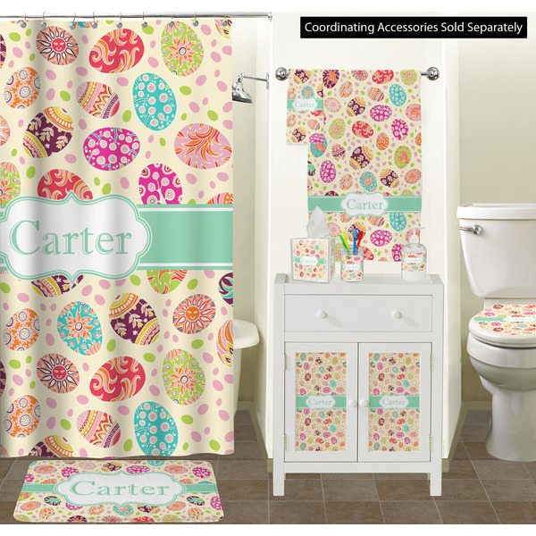 Easter Eggs Bathroom Scene