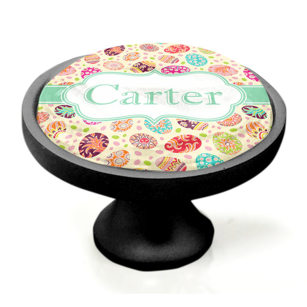 Easter Eggs Black Custom Cabinet Knob (Side)