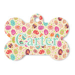 Easter Eggs Bone Shaped Dog ID Tag (Personalized)