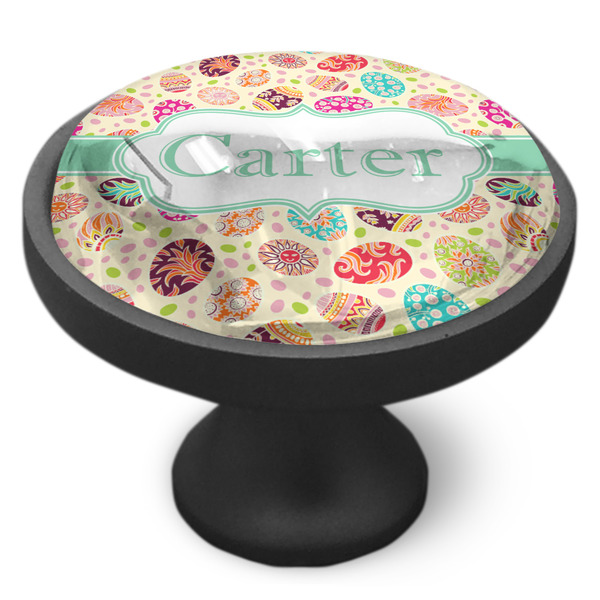 Easter Eggs Cabinet Knob - Black - Side