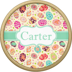 Easter Eggs Cabinet Knob - Gold (Personalized)