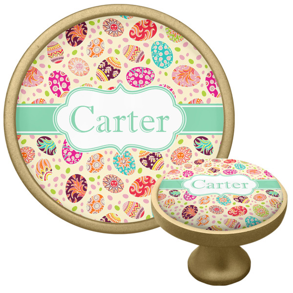 Easter Eggs Cabinet Knob - Gold - Multi Angle