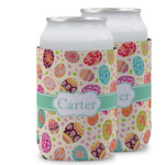 Easter Eggs Can Cooler (12 oz) w/ Name or Text