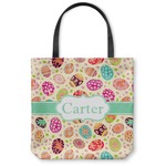 Easter Eggs Canvas Tote Bag (Personalized)